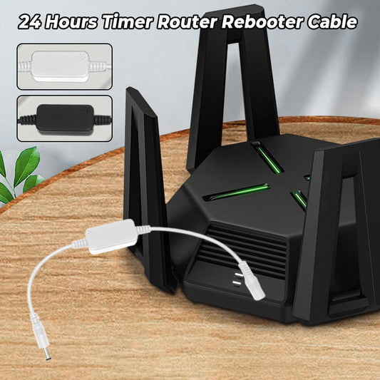🔥Køb 1 få 1 gratis🔥24 timers timer Router Rebootter-kabel