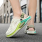 Color Blocking Thick Sole Breathable Clogs til mænd