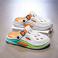 Color Blocking Thick Sole Breathable Clogs til mænd