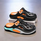 Color Blocking Thick Sole Breathable Clogs til mænd