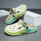 Color Blocking Thick Sole Breathable Clogs til mænd