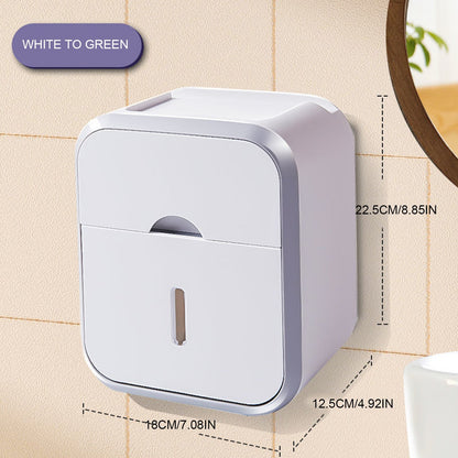 Boks til toiletpapirholder uden huller