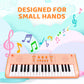 Klaverkeyboard med 37 tangenter og mikrofon til børn