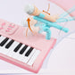 Klaverkeyboard med 37 tangenter og mikrofon til børn