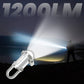 🔥Hot Sale🔥1200LM Super Bright Mini nøglering lommelygte vandtæt