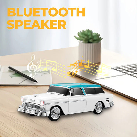 🔥Trådløs Bluetooth-højttaler i retro-bilmodel