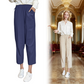 Casual straight cropped bukser til kvinder