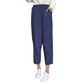 Casual straight cropped bukser til kvinder