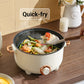 Multifunktionel elektrisk non-stick komfur med dampkoger