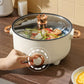Multifunktionel elektrisk non-stick komfur med dampkoger