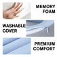 U-formet rejsenakkepude i memory foam