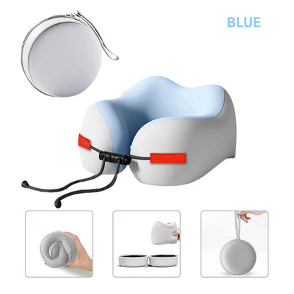 U-formet rejsenakkepude i memory foam