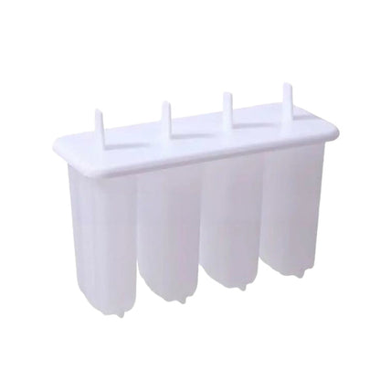 Popsicleform med 4 hulrum, låg og pinde
