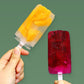 Popsicleform med 4 hulrum, låg og pinde