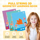 👶✨Træk i snoren 3D-geometri-lærebog