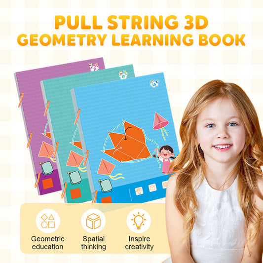 👶✨Træk i snoren 3D-geometri-lærebog