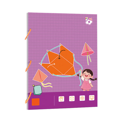 👶✨Træk i snoren 3D-geometri-lærebog