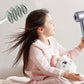 Buet hårbørste med ventilationshuller