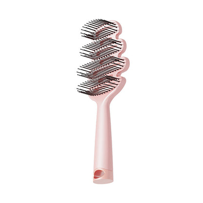Buet hårbørste med ventilationshuller