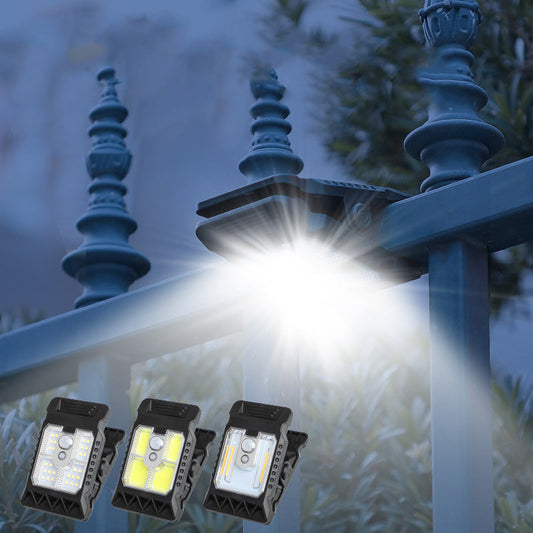 Udendørs solcellelampe med bevægelsessensor