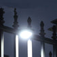 Udendørs solcellelampe med bevægelsessensor
