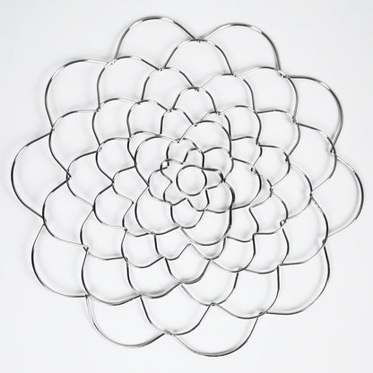 🌸Rustfri stål blomstergitter-opbevaringssystem♻️