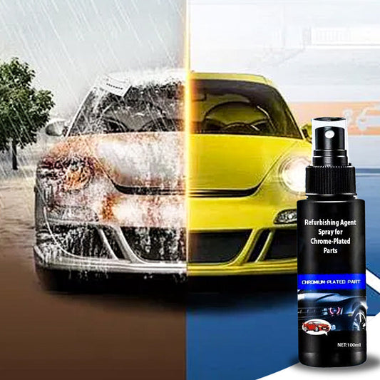 Renoveringsmiddelspray til forkromede dele