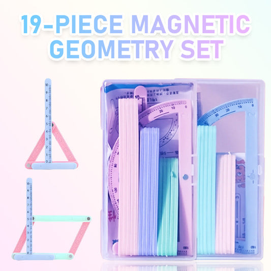 19-delt magnetisk geometrisæt