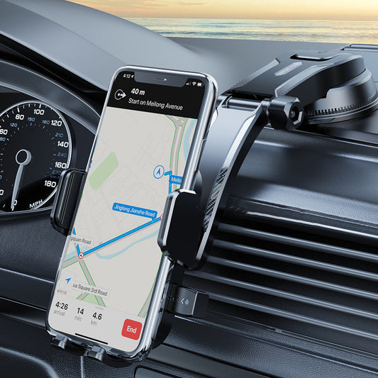 Multifunktionel sugekop til mobiltelefon i bilen