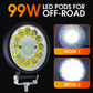 4-tommer 99W LED-pod til offroad