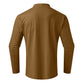 Herre T-shirt med høj hals, slim fit og lange ærmer（50% OFF）