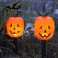 Halloween-græskar-havepæl med solcellelys