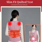 Slim Fit quiltet vest til kvinder