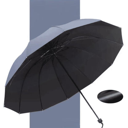 ☂️✨12-ribbet stor foldbar vindfast paraply⛱️