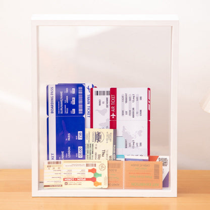 Træbilletter Shadow Box boligindretning
