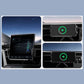 2-i-1 foldbar bilholder til telefon og trådløs oplader