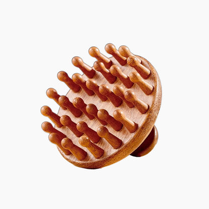Naturlig sandeltræsmassagekam