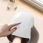 3-trins trådløs håndmassager med varme og kompression