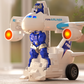 2-i-1 elektrisk transformerbar flyrobotlegetøj