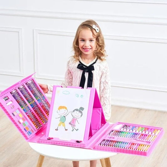 Deluxe 6-i-1 kunst-kreativitetssæt (🎁 Den bedste gave til børn)