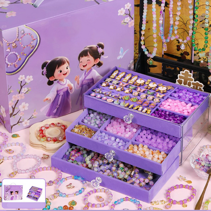 DIY-smykkesæt i gammel stil til piger