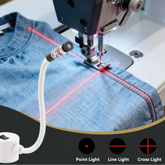Magnetisk positionering Quilting Laserlys til symaskine