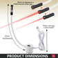 Magnetisk positionering Quilting Laserlys til symaskine