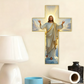 Retro Jesus Kristus vægkors dekoration