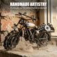Håndlavet jernkunst-motorcykelmodel