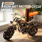 Håndlavet jernkunst-motorcykelmodel