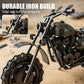 Håndlavet jernkunst-motorcykelmodel