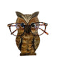 🦉Brillestativ i træ med dyr👓