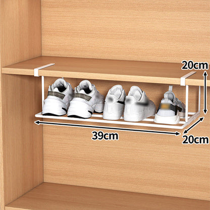 🔥Hot Sale🔥Multifunktionelt clip-on-skostativ i rustfrit stål til mere plads i skoskabet