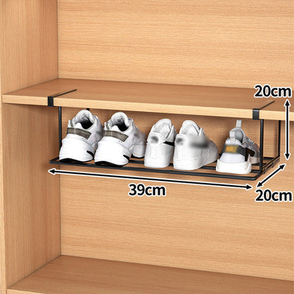 🔥Hot Sale🔥Multifunktionelt clip-on-skostativ i rustfrit stål til mere plads i skoskabet